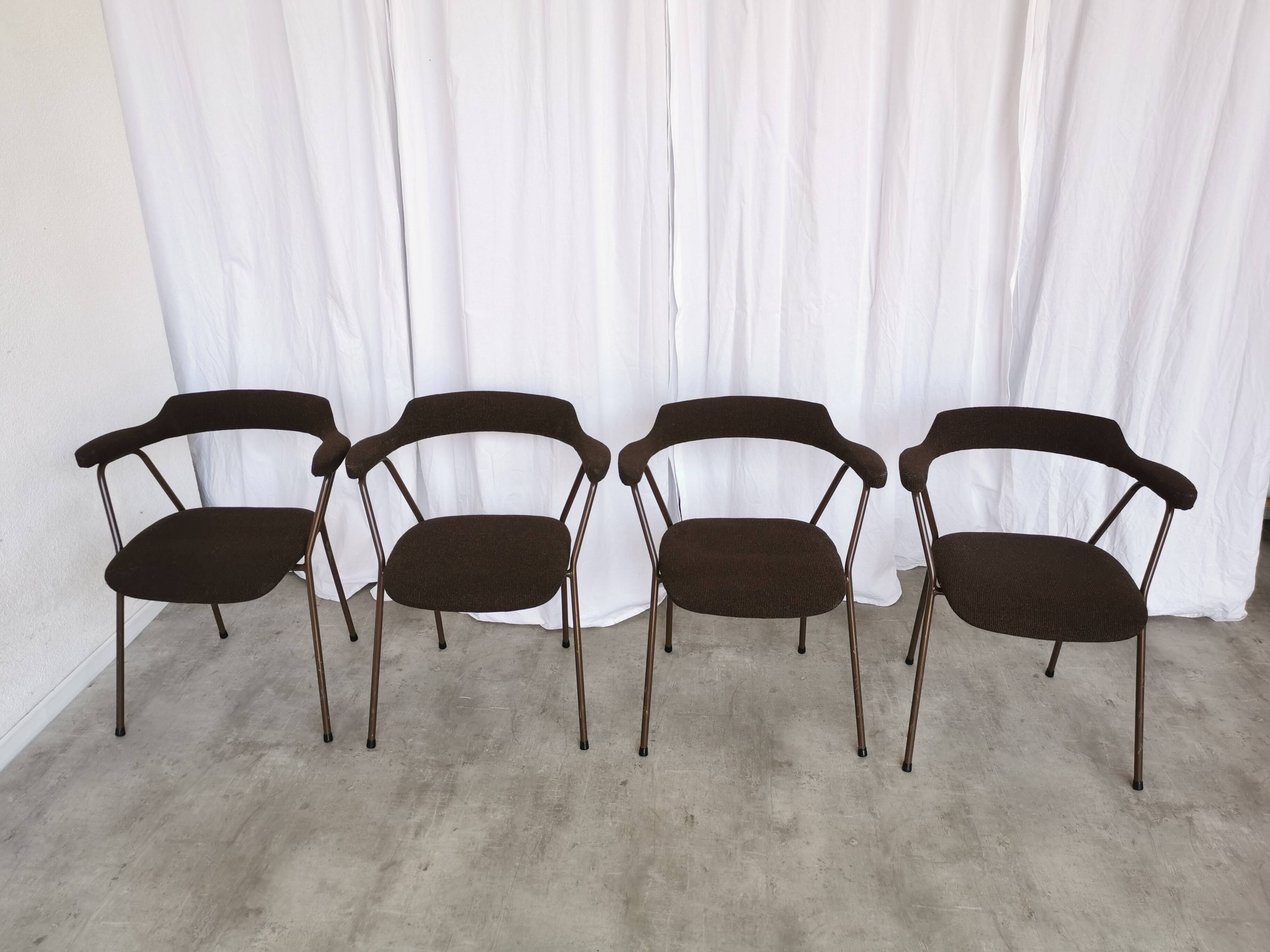 Mid-century modern dining armchairs - 70s niko kralj stol kamnik - set of 4