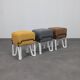 Low stool Bokk in leather by Ka-Lai Chan for Puik