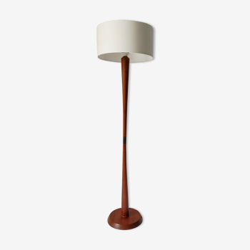 Lampadaire teck scandinave années 60 70