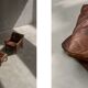 Vintage Mid-Century Danish Modern Lounge Leather Chair & Ottoman Model 2207