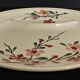 Asparagus plate Sarreguemines decoration sharp sharp early twentieth century
