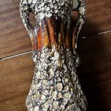 Vase Fat Lava Vallauris H 24 cm