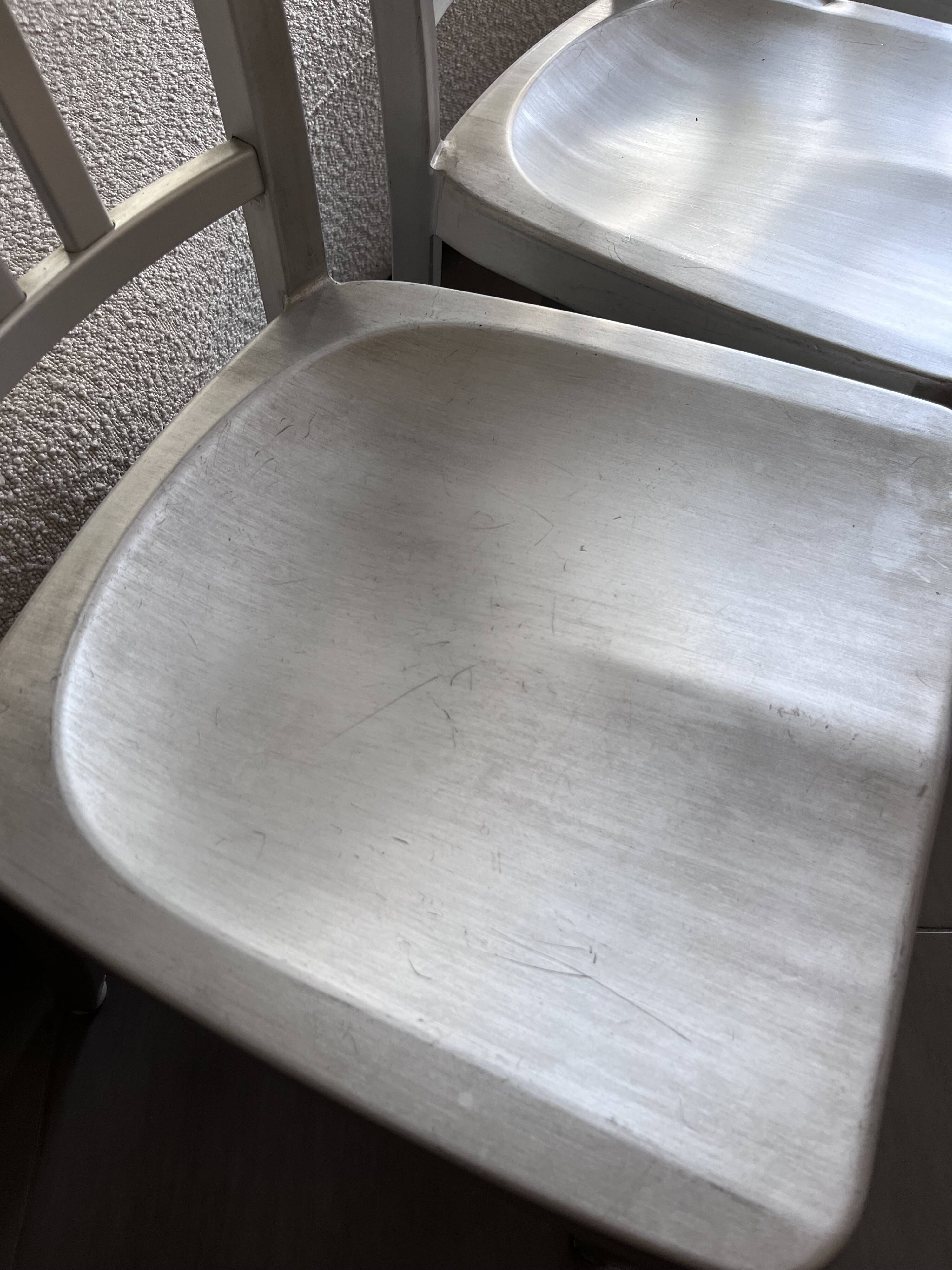 Set of 4 Alcatraz industrial loft chairs