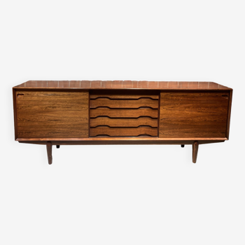 Rosewood sideboard signed Henry Rosengren Hansen for Dyrlund, 1960s