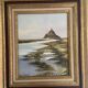 Yann Le François Oil painting on canvas Mont Saint Michel