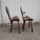 Paire de chaises brutalistes