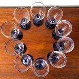Vintage cobalt blue stemmed lenses