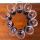 Vintage cobalt blue stemmed lenses