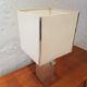 Vintage brushed aluminum lamp, space age, 1970s