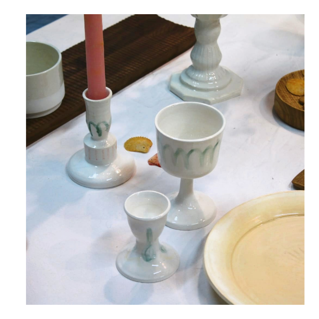 Assiette coquillage artisanale