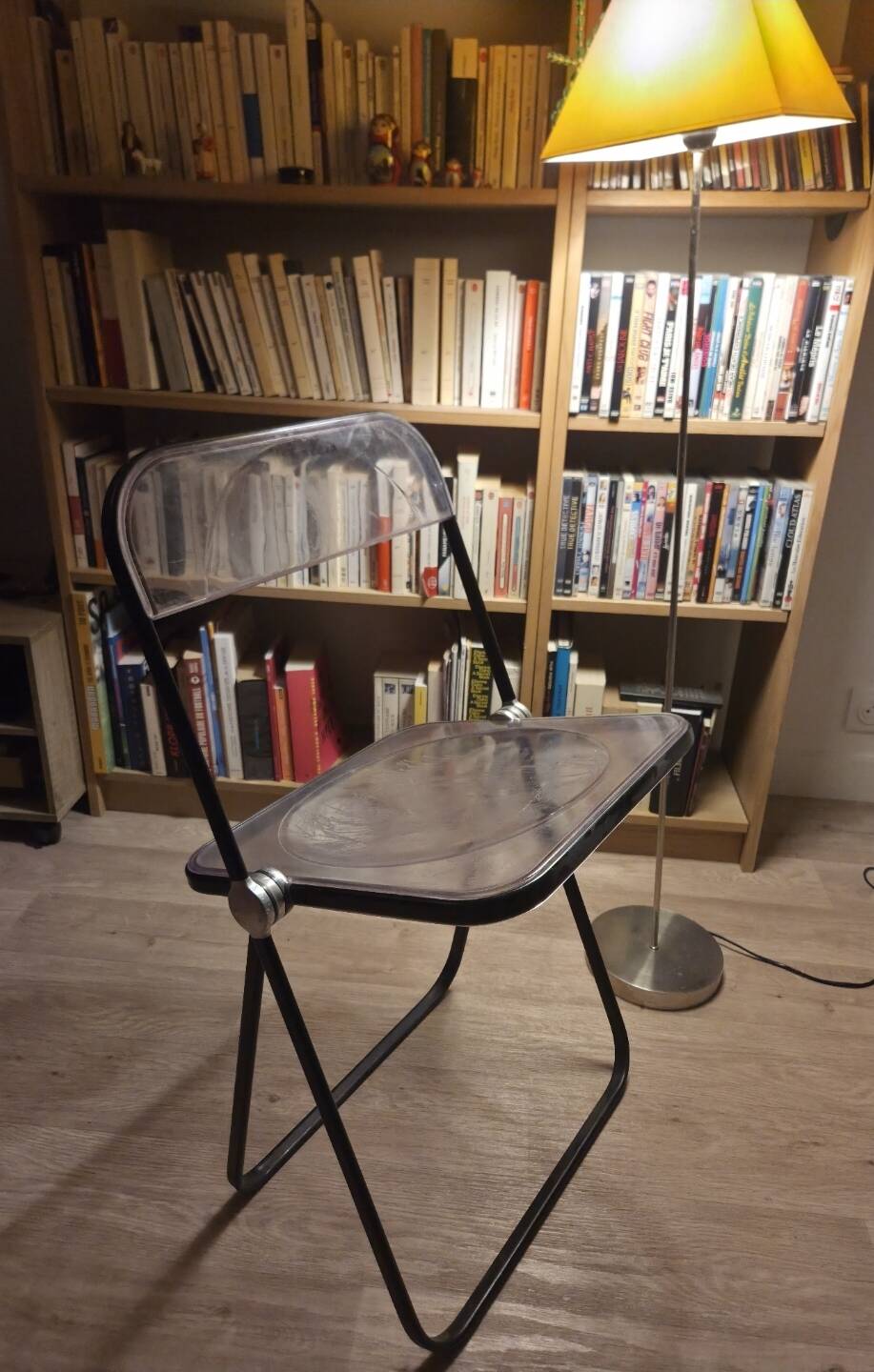 Pair of folding chairs "Plia" – Giancarlo Piretti for Anonima Castelli