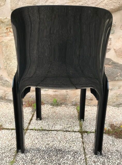 Vico Magistretti Black Selene Chair