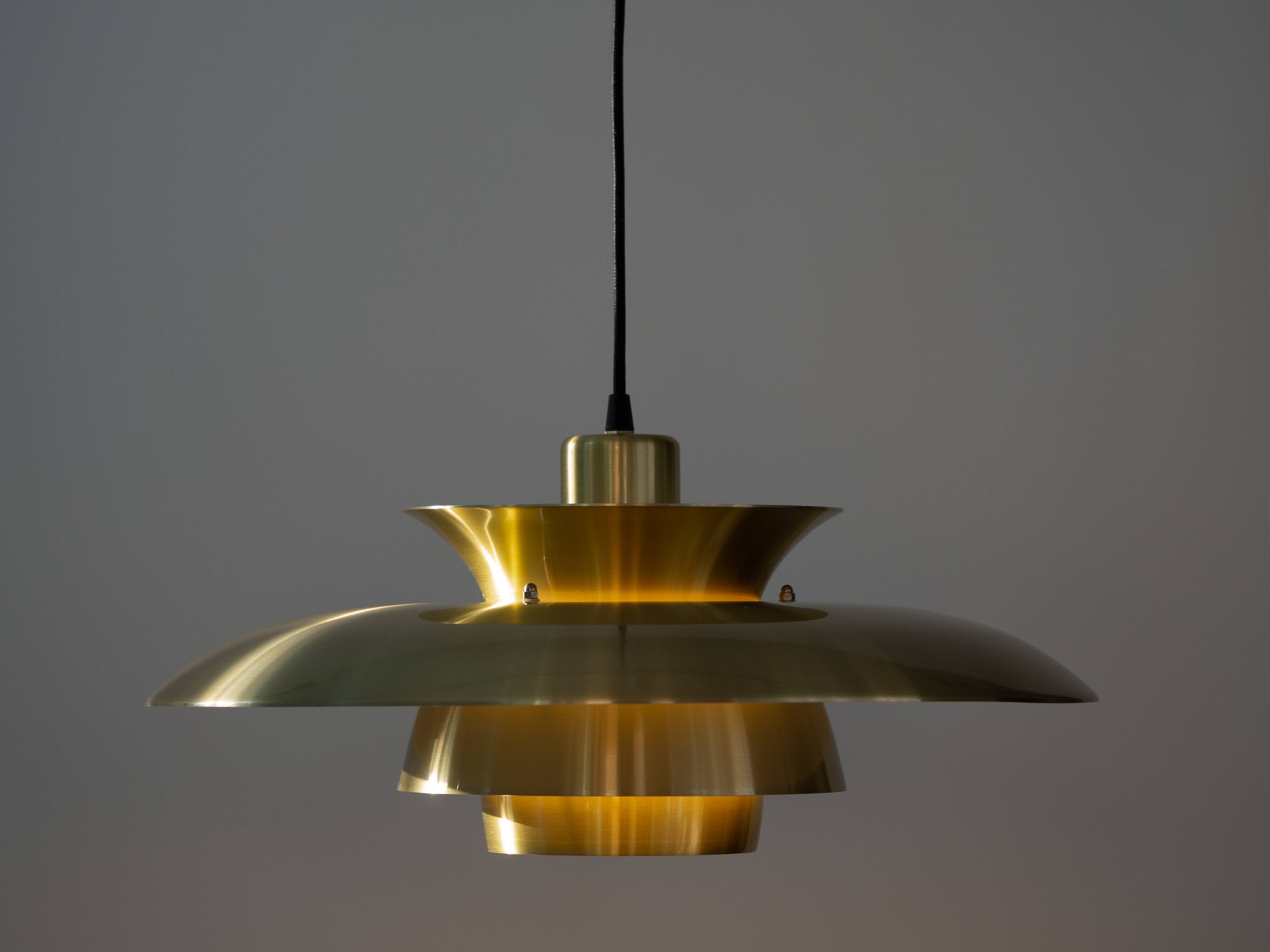 Danish vintage pendant lamp Lyskaer by Bent Nordsted, 1980s