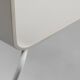 Mid-Century White Chair with Metal Frame and Plastic Seat, Belgium