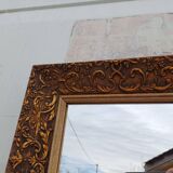 Wood and Gilded Stuk Mirror, early 20th century