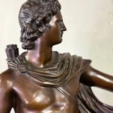 Apollo Belvedere, bronze after the antique, foundry mark, Jaboeuf and Rouard, Paris