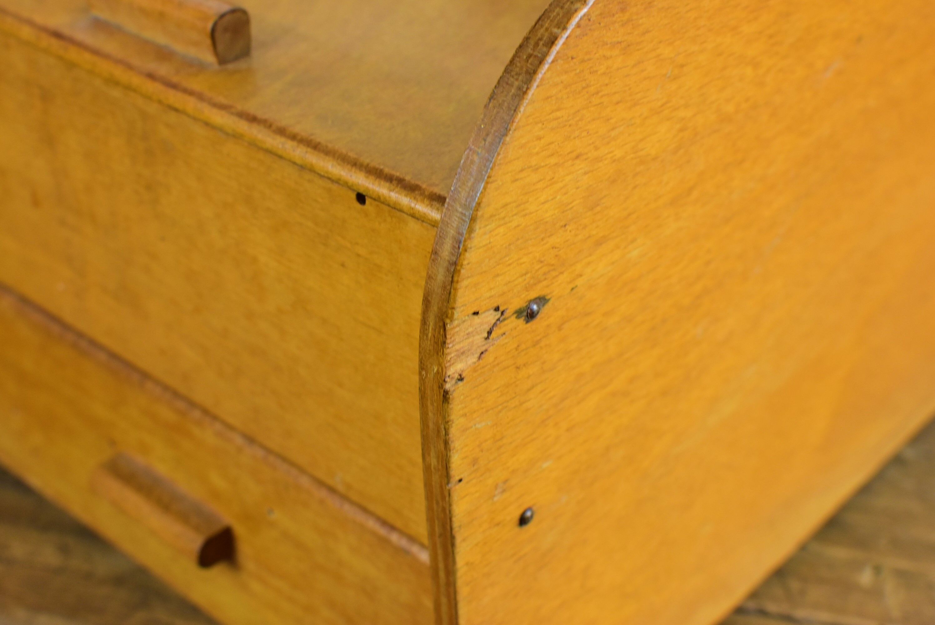 Vintage wood table worker