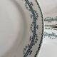 Flat plates in ironstone Gien model Austerlitz