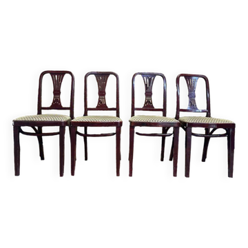 Set of 4 thonet bistro chairs number 78