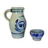 Sandstone pitcher with his bowl