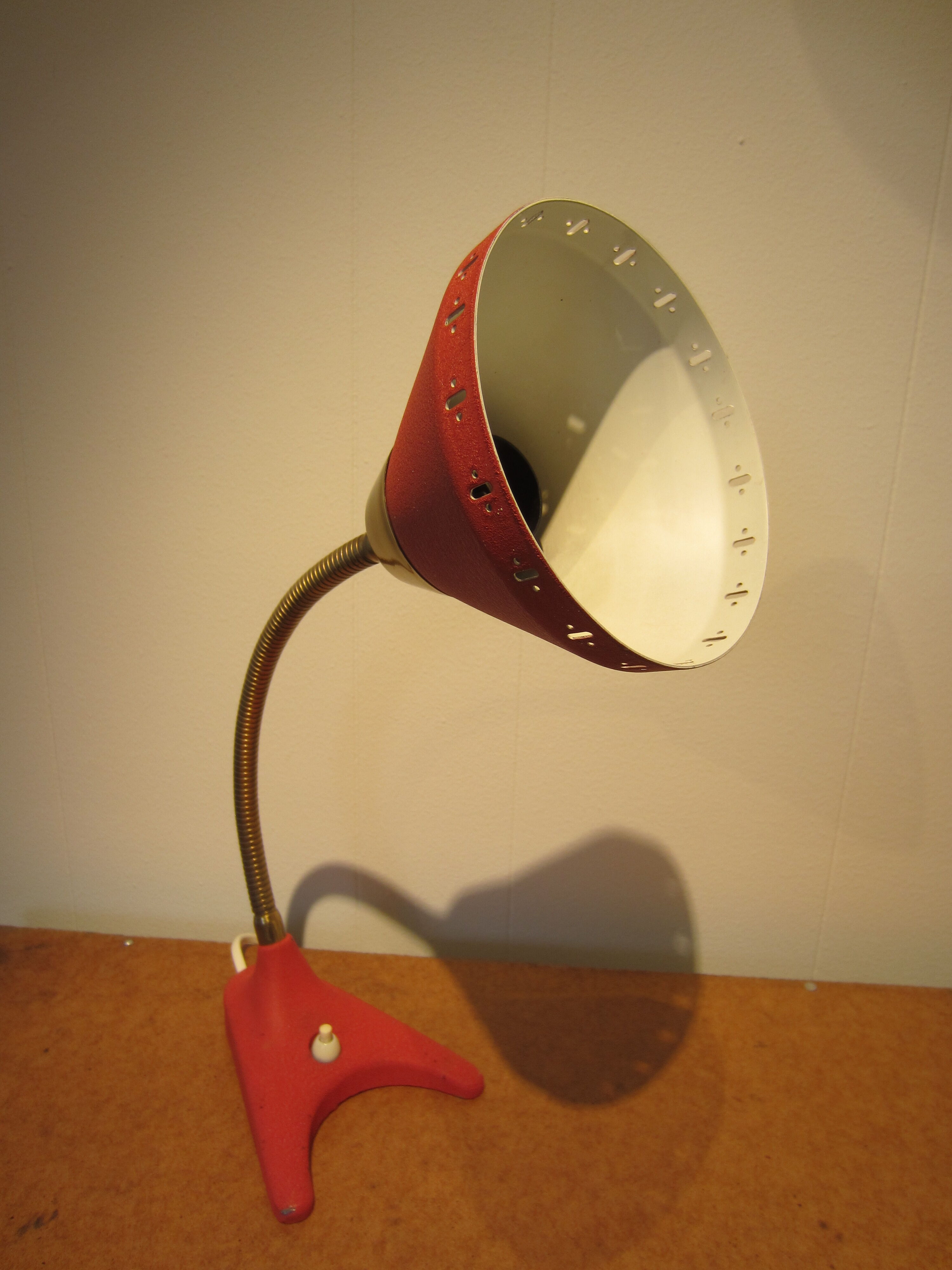 Scandinavian EWÅ articulated lamp for table or wall mounting.