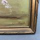 Oil on cardboard Still life by G. Toullourt XXth Bouquet of flowers