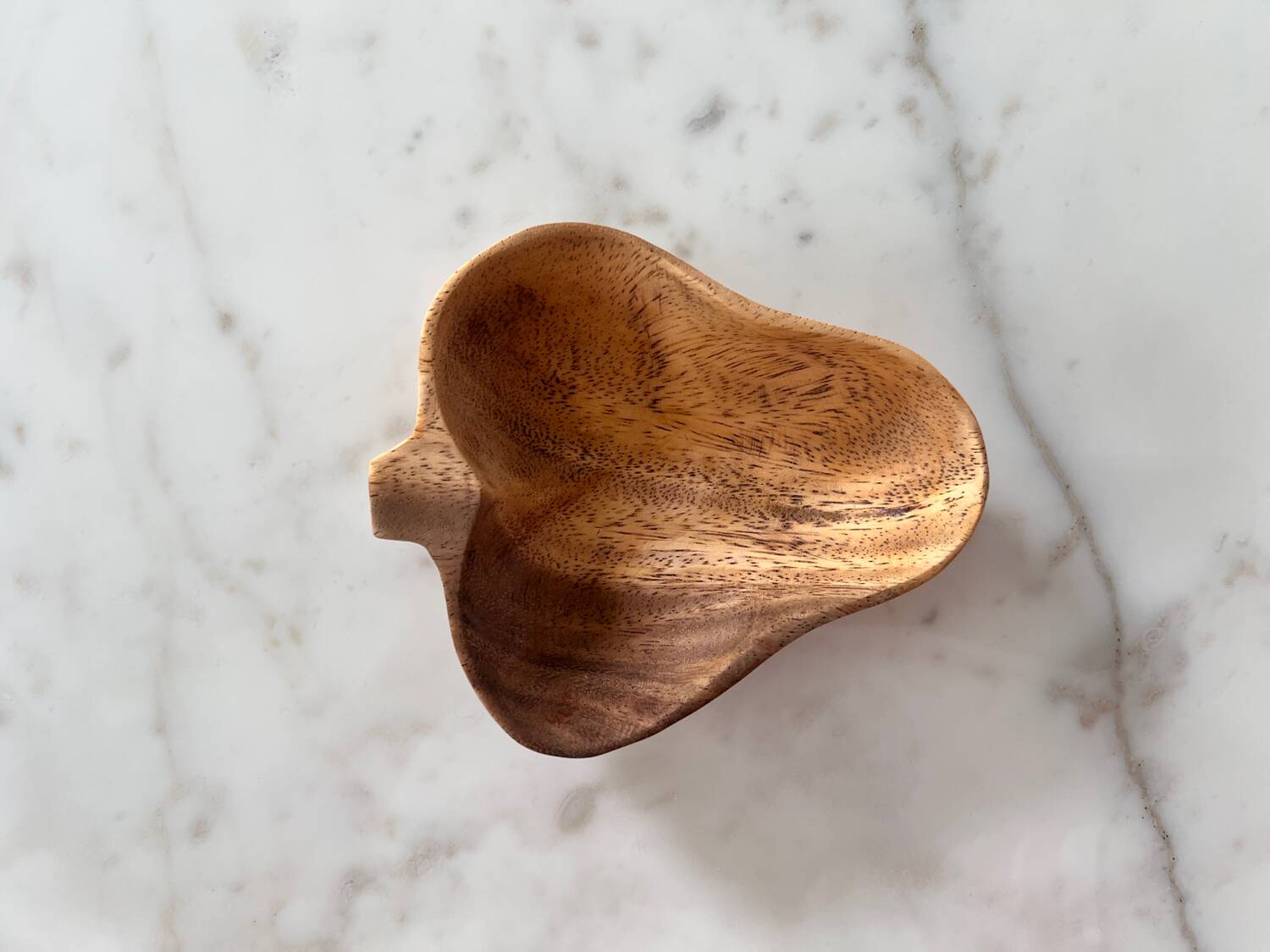 Small mango wood pocket tray