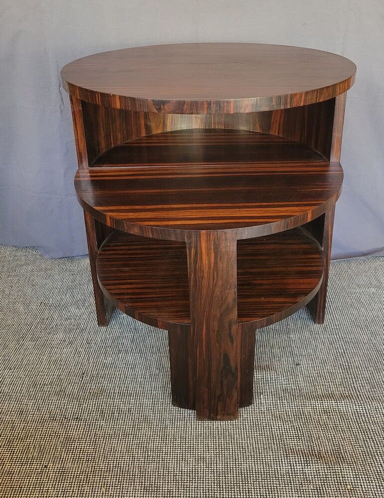 Asymmetrical Art Deco side table