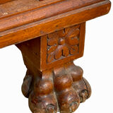 Renaissance style walnut buffet bookcase