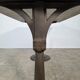 Superb cast iron and Carrara marble display table from a chocolate factory circa 1900