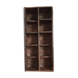 Industrial shelf - Old workshop wooden locker