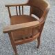 Vintage oak office chair