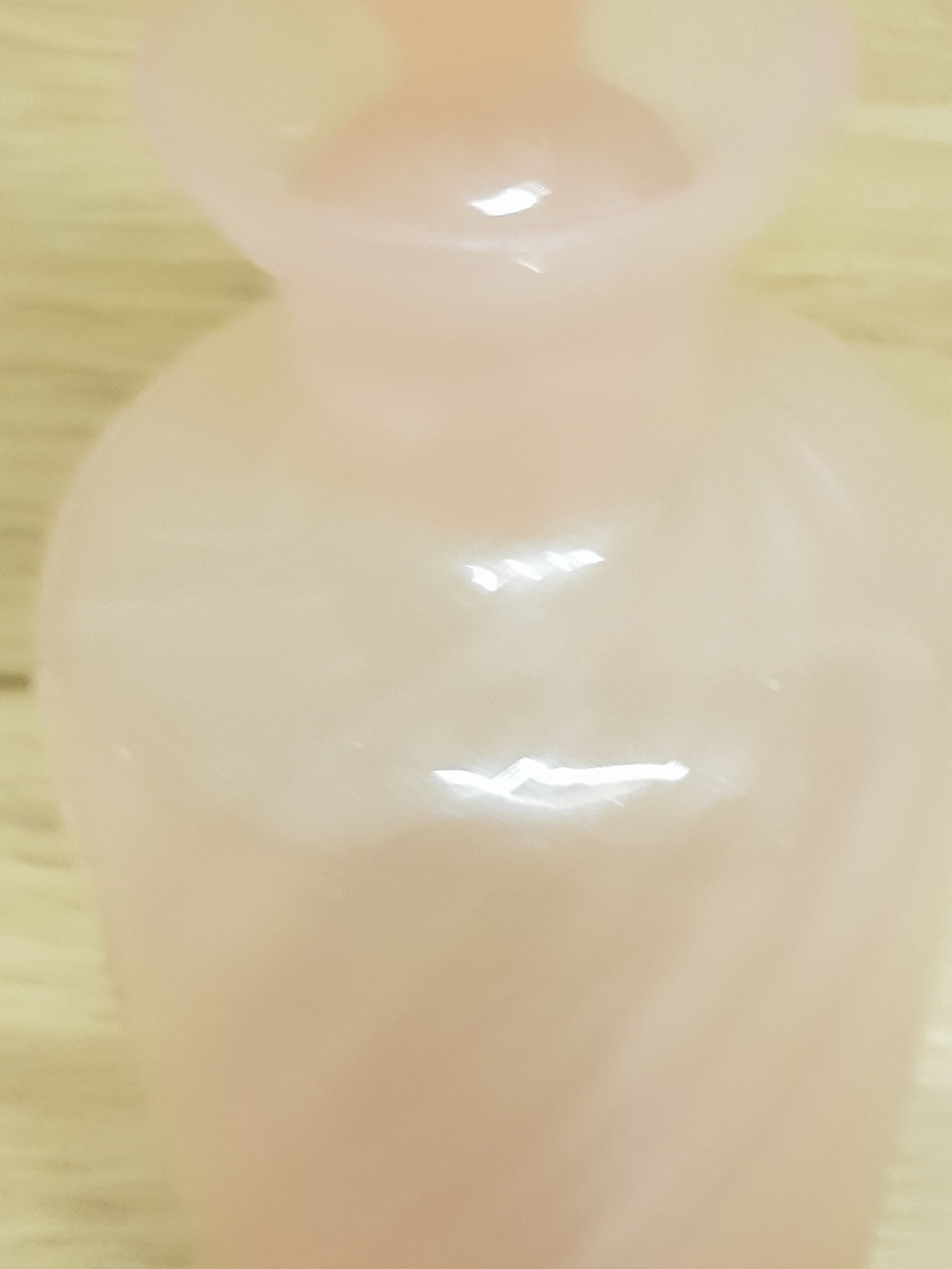 Pink opaline perfume bottle
