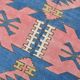 Dusty Pink & Blue Handmade Vintage Rug, 141x184 Cm