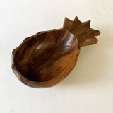 Wooden pocket tray, pineapple shape