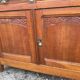 Ancien Buffet parisien en chêne et marbre