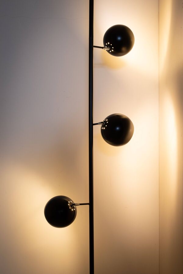 Lampadaire à pince Hala Zeist Herman Busquet pour Hala Zeist Holland 1960