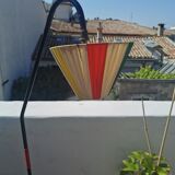 Vintage floor lamp geometric tube