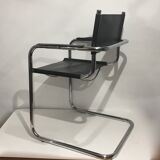 70s Italian leather armchair