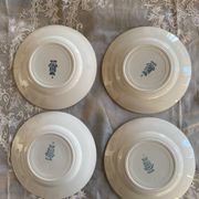 Lot de 4 assiettes plates Saint Amand