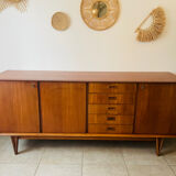 Vintage sideboard from 1962, signed