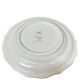 Gien earthenware dessert plate with bird of paradise motif