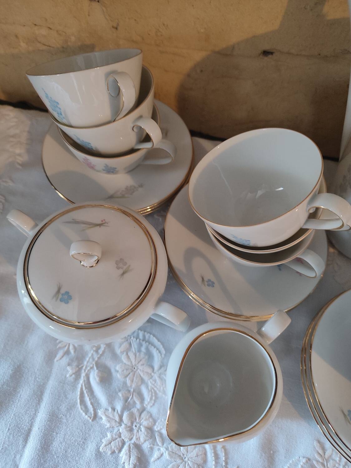 Coffee service Porcelain PMR Jaeger & Co Bavaria model Lindau