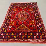 Tapis turc occidental vintage oriental 192x127 cm tapis moyen tribal