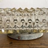 Vintage square glass ceiling light