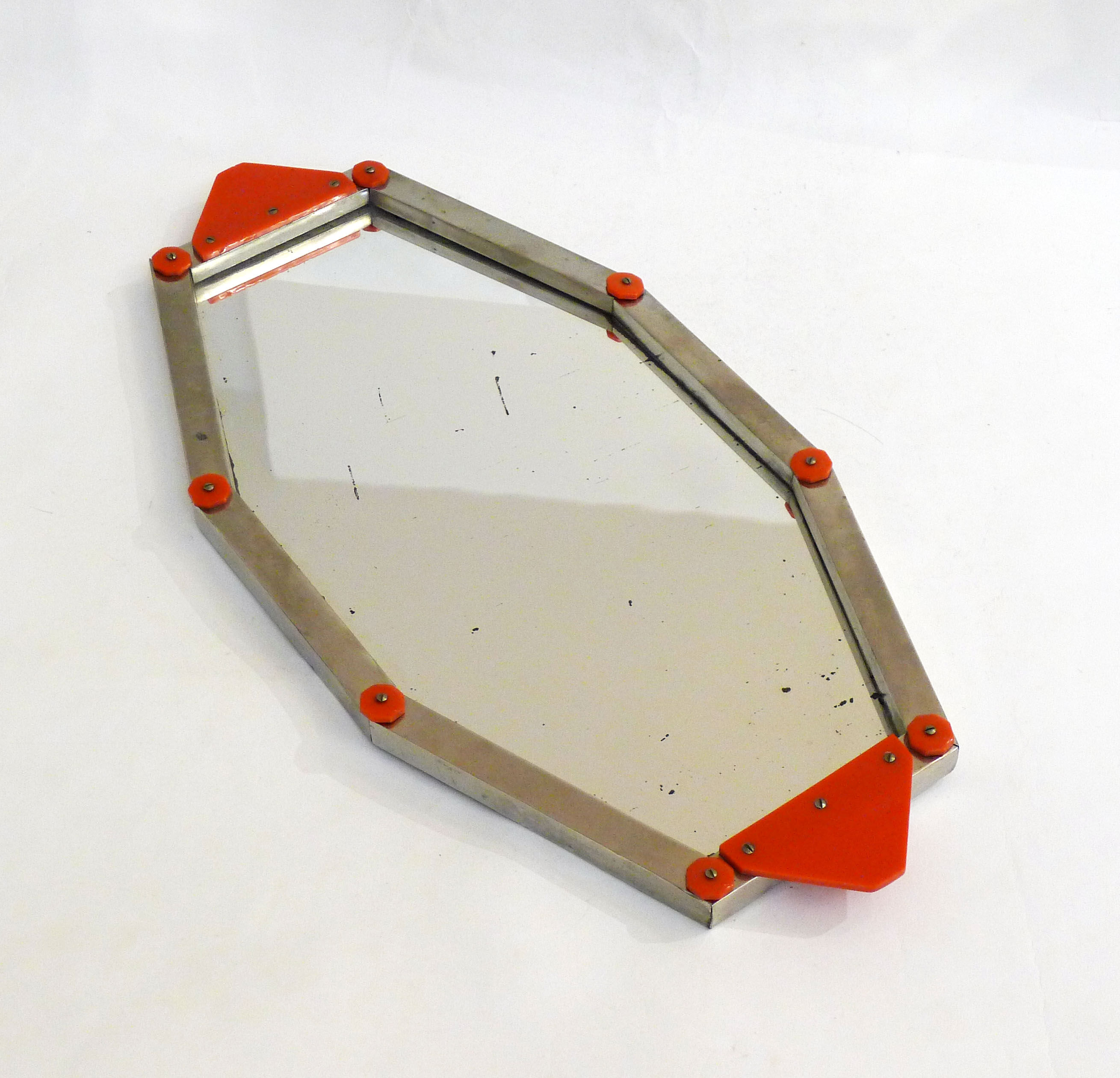 Modernist mirror tray