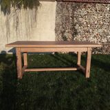 Solid oak farmhouse table