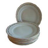 Suite of 8 Villeroy and Boch plates