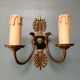 Pair of Empire eagle's head sconces in Palmettes 1900/1920