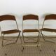 Lot de 3 chaises pliantes